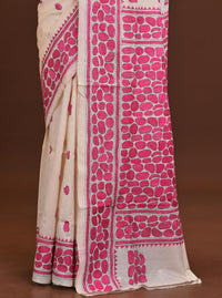 Pure Silk Kantha Saree