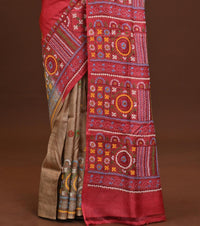 Tussar Dye Lambani Saree