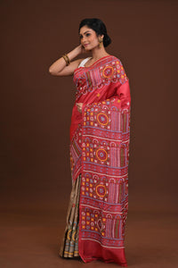 Tussar Dye Lambani Saree