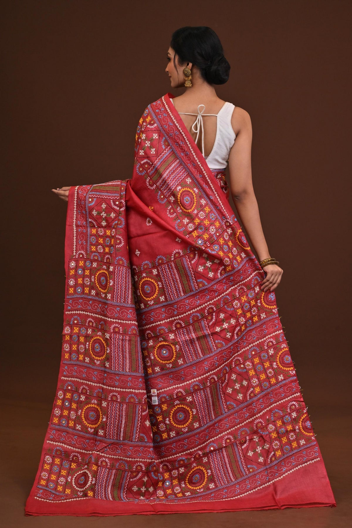 Tussar Dye Lambani Saree