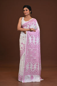 Blended Silk Kantha Saree