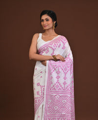 Blended Silk Kantha Saree