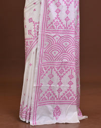 Blended Silk Kantha Saree