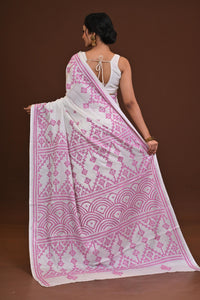 Blended Silk Kantha Saree