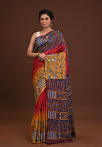 Tussar Dye Lambani Saree