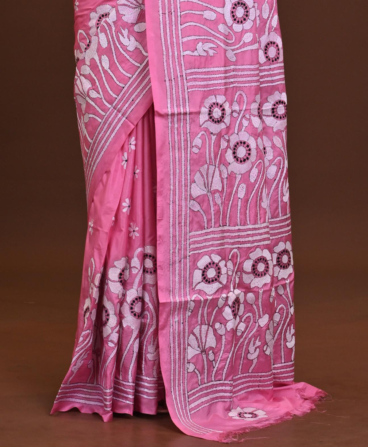 Blended Silk Kantha Saree