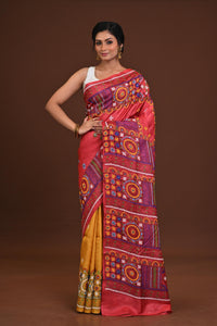 Tussar Dye Lambani Saree