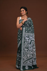 Blended Silk Kantha Saree