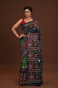 Tussar Dye Lambani Saree