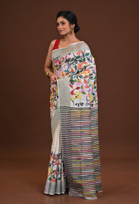 Silk Jalchuri Allover Kantha Saree