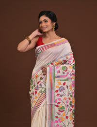 Pure Silk Kantha Saree