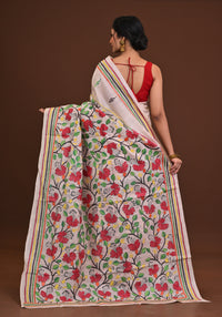 Pure Silk Kantha Saree