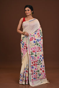 Pure Silk Kantha Saree