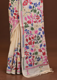 Pure Silk Kantha Saree