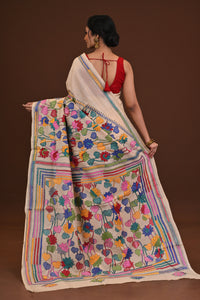 Pure Silk Kantha Saree