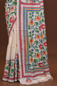 Pure Silk Kantha Saree