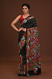 Pure Silk Kantha Saree