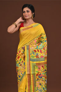 Pure Silk Kantha Saree