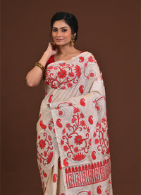 Pure Silk Kantha Saree
