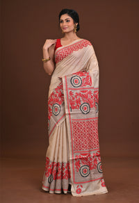 Pure Silk Kantha Saree