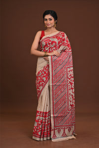 Pure Silk Kantha Saree