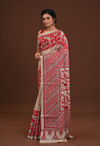 Pure Silk Kantha Saree