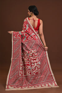 Pure Silk Kantha Saree