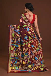 Blended Silk Kantha Saree