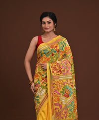 Pure Silk Kantha Saree