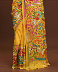 Pure Silk Kantha Saree