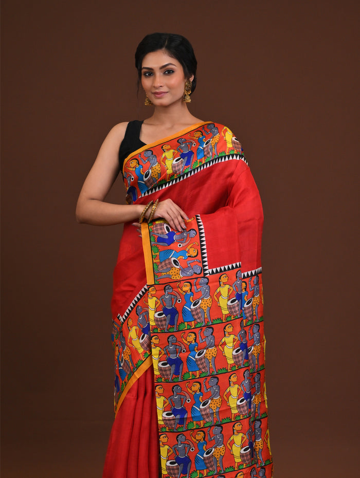 Handloom Silk Potochitra Saree
