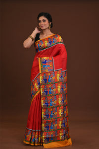 Handloom Silk Potochitra Saree