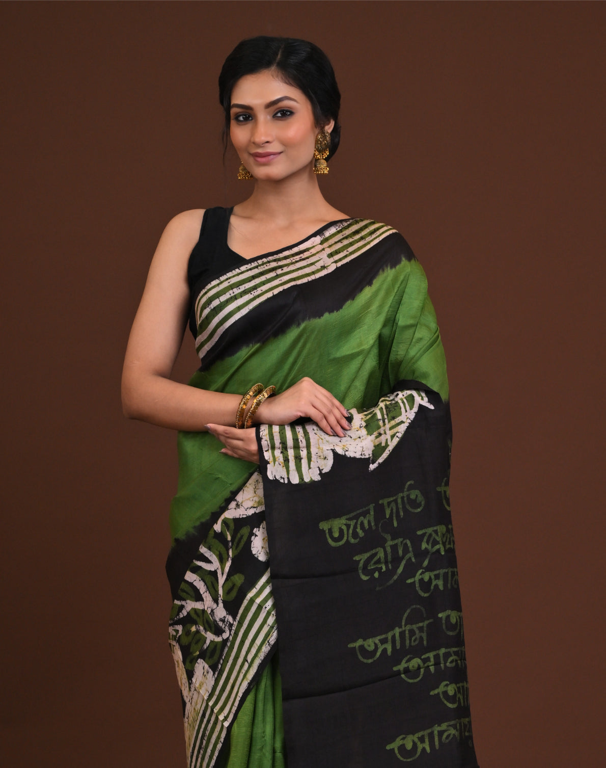 DTBP Silk Batik saree