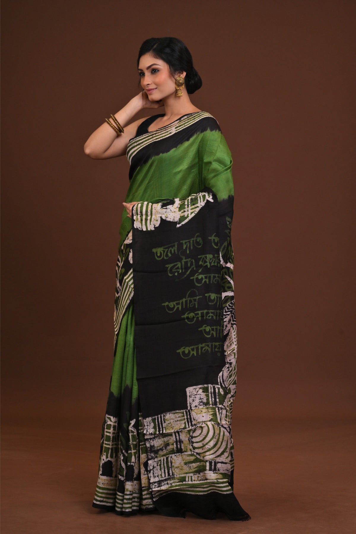 DTBP Silk Batik saree