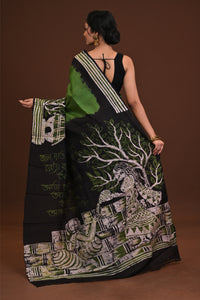 DTBP Silk Batik saree