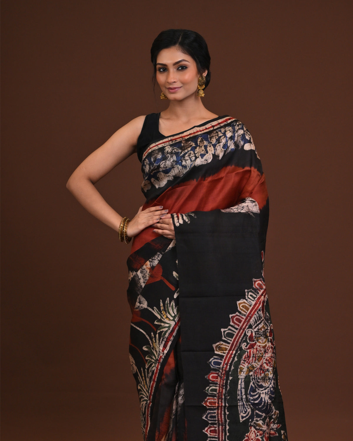 DTBP Silk Batik saree