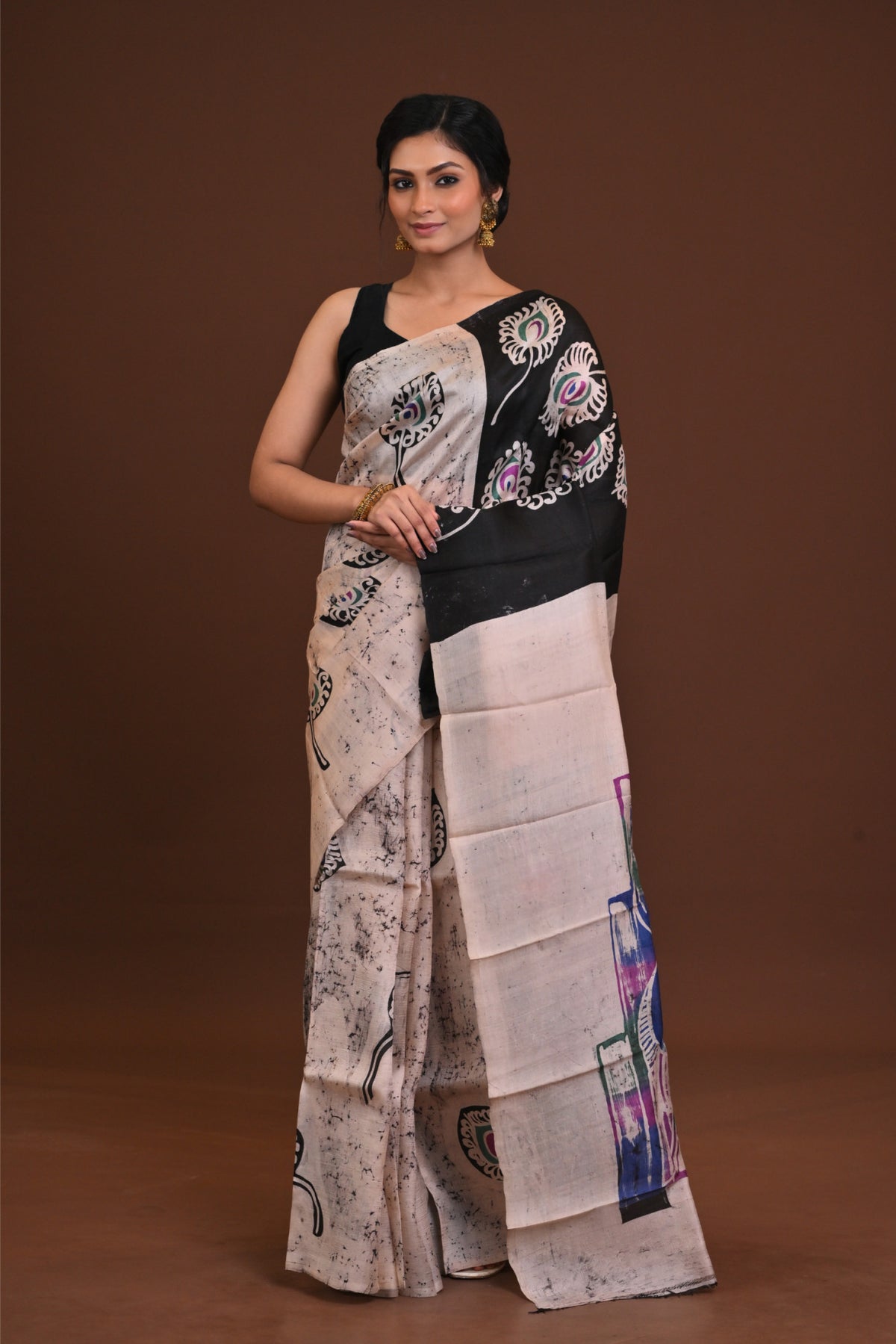 DTBP Silk Batik saree
