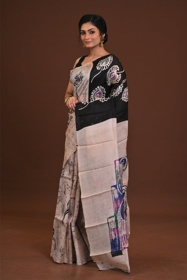 DTBP Silk Batik saree