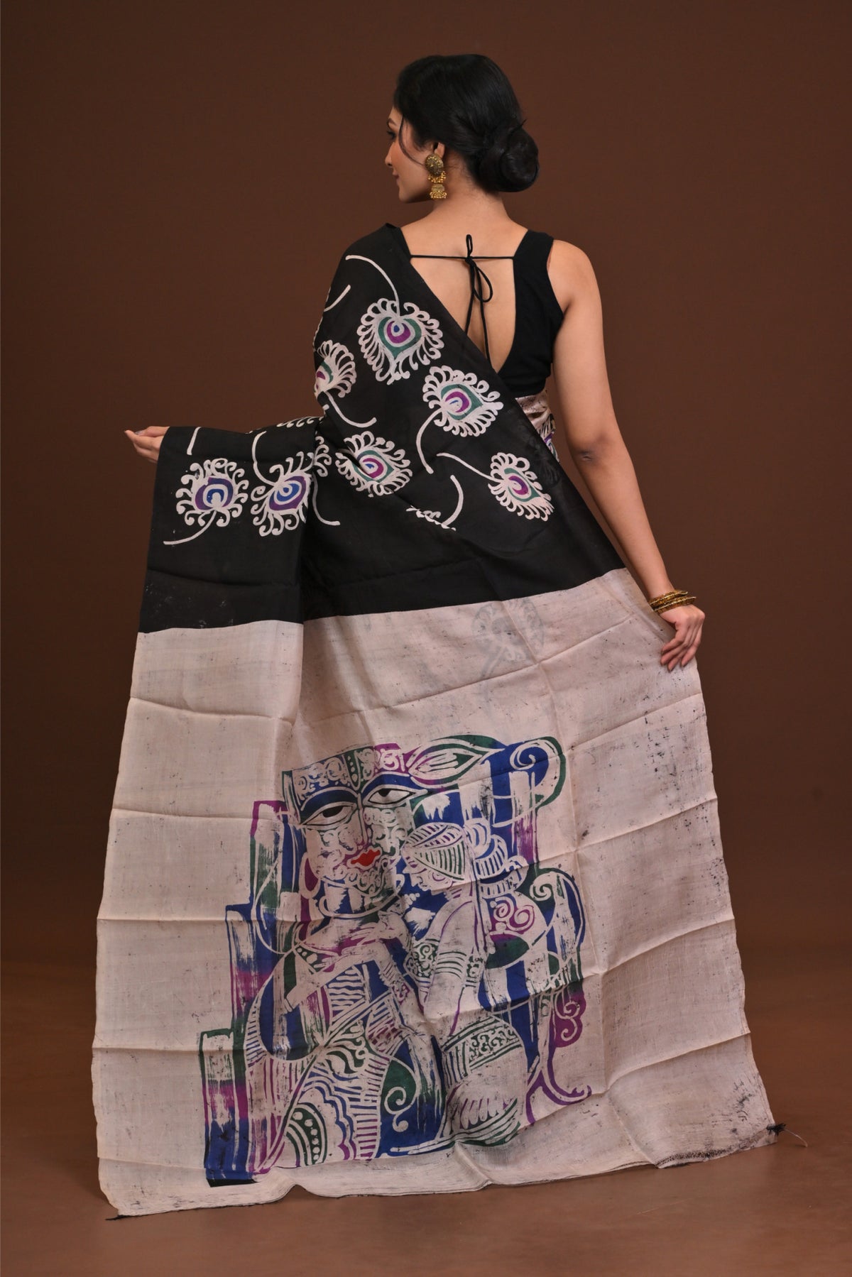 DTBP Silk Batik saree