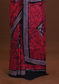 Special Batik Cotton Kantha Saree