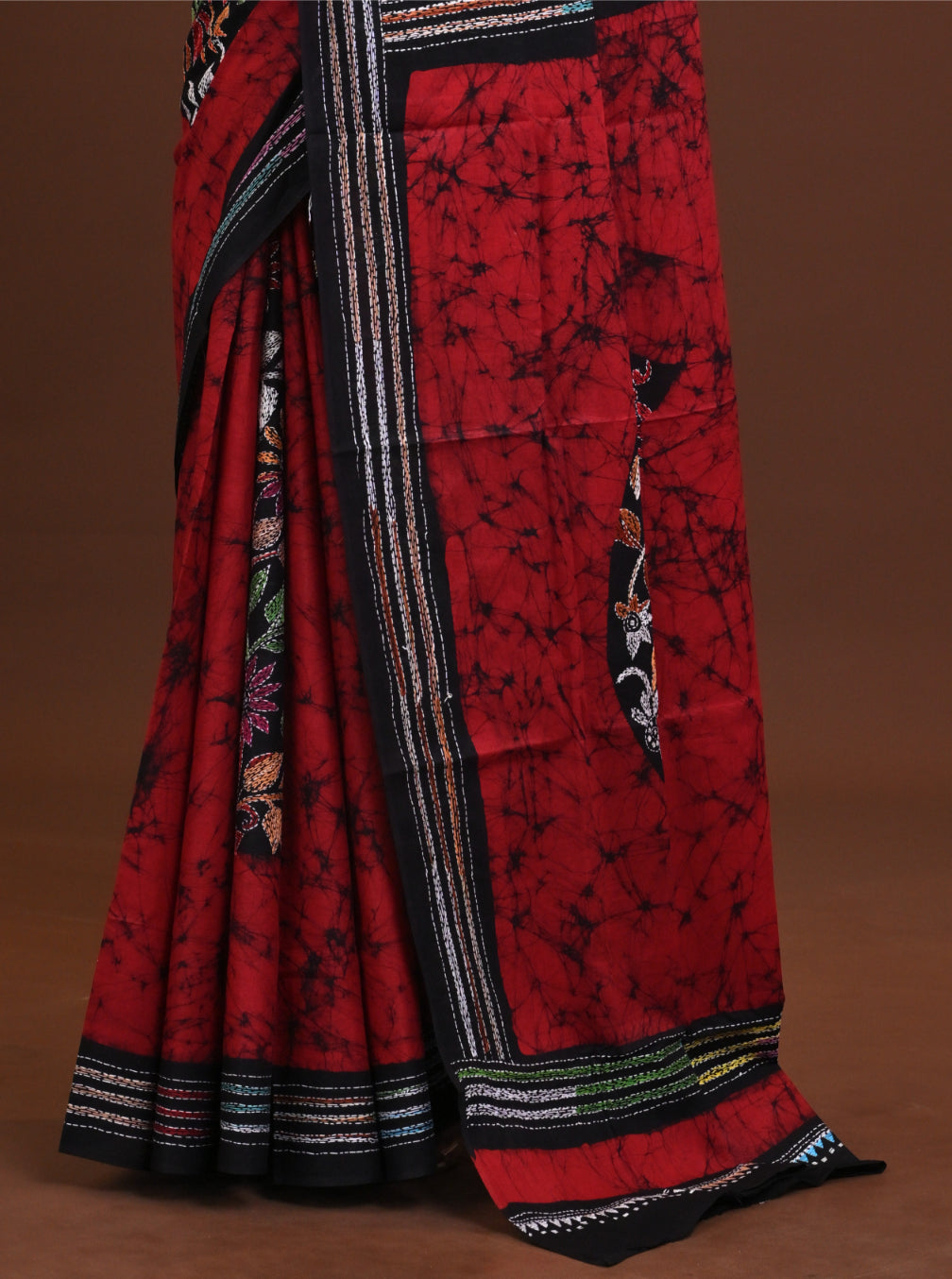 Special Batik Cotton Kantha Saree