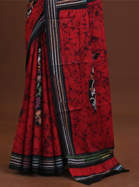 Special Batik Cotton Kantha Saree