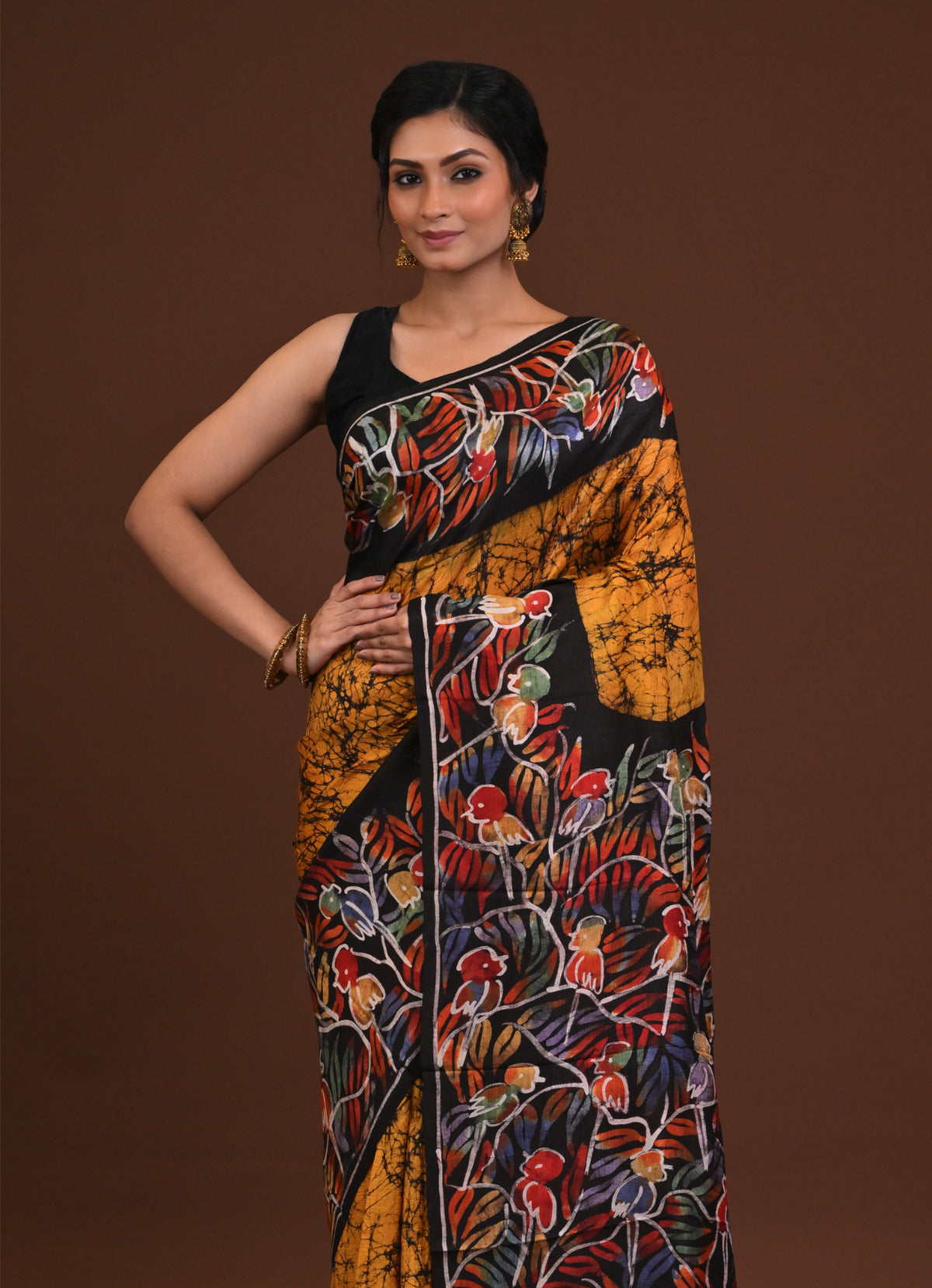 DTBP Silk Batik saree