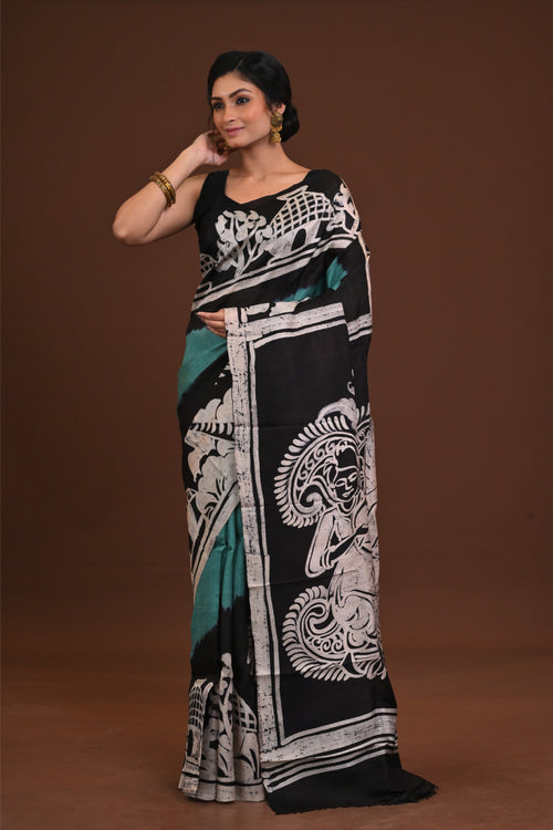 DTBP Silk Batik saree