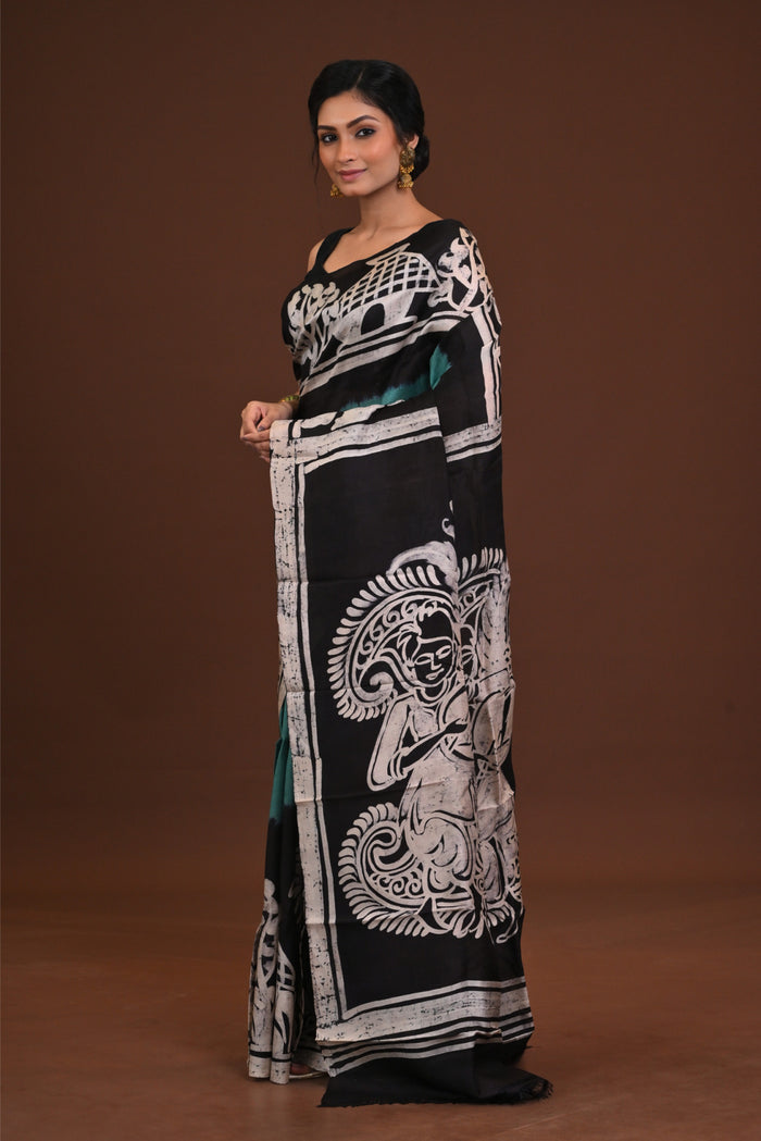 DTBP Silk Batik saree