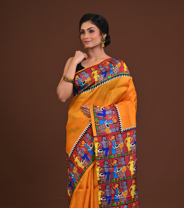 Handloom Silk Potochitra Saree