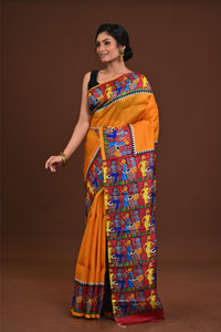 Handloom Silk Potochitra Saree