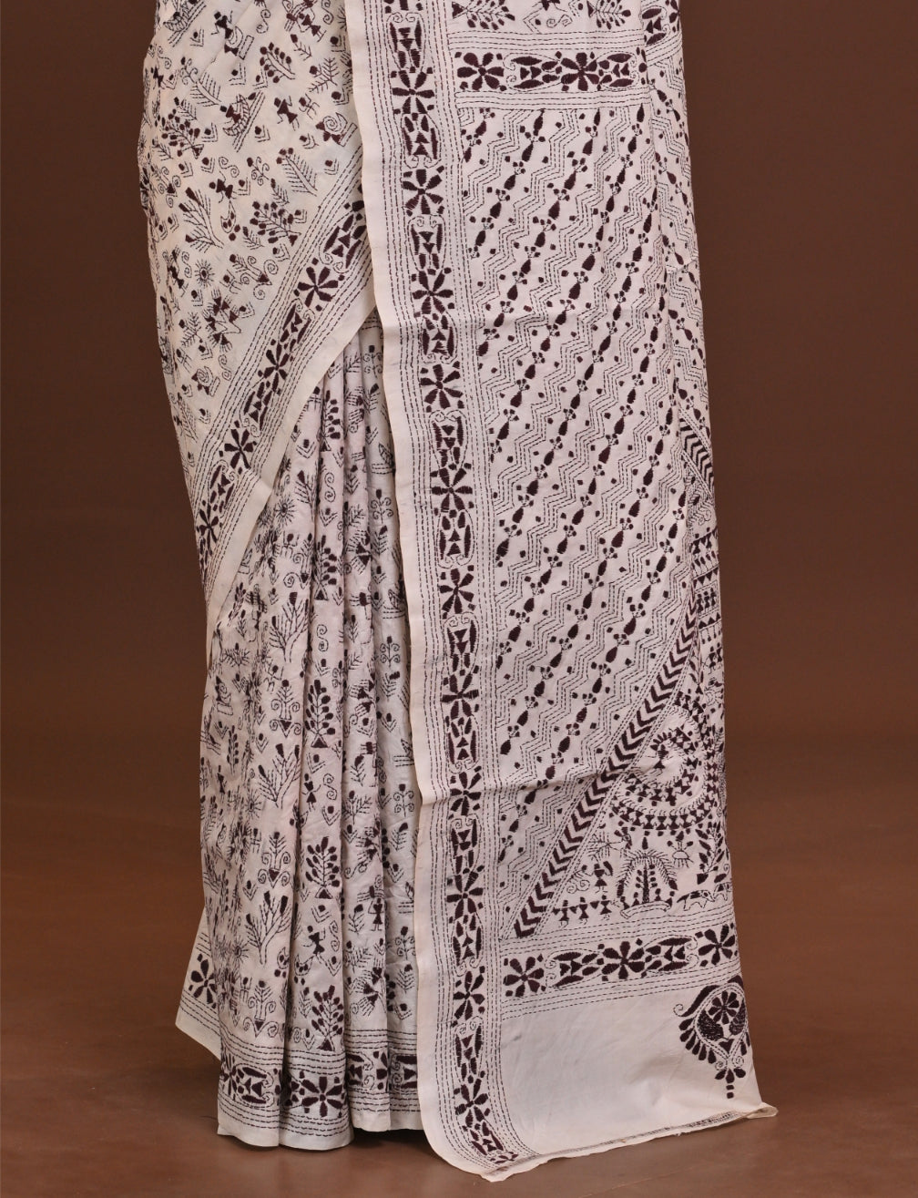 Pure Silk Kantha Saree