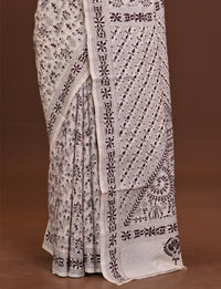 Pure Silk Kantha Saree