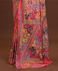 Blended Silk Kantha Saree